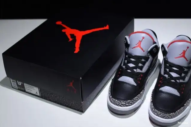 Cheap TBK 3 Jordan Air Black Cement 854262-001 0516